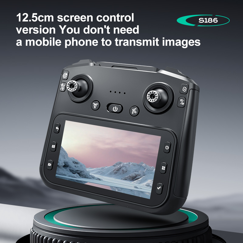 2025 S186 Drone Professional 4 - مراجعة Drone Gimbal Brushless وسعره