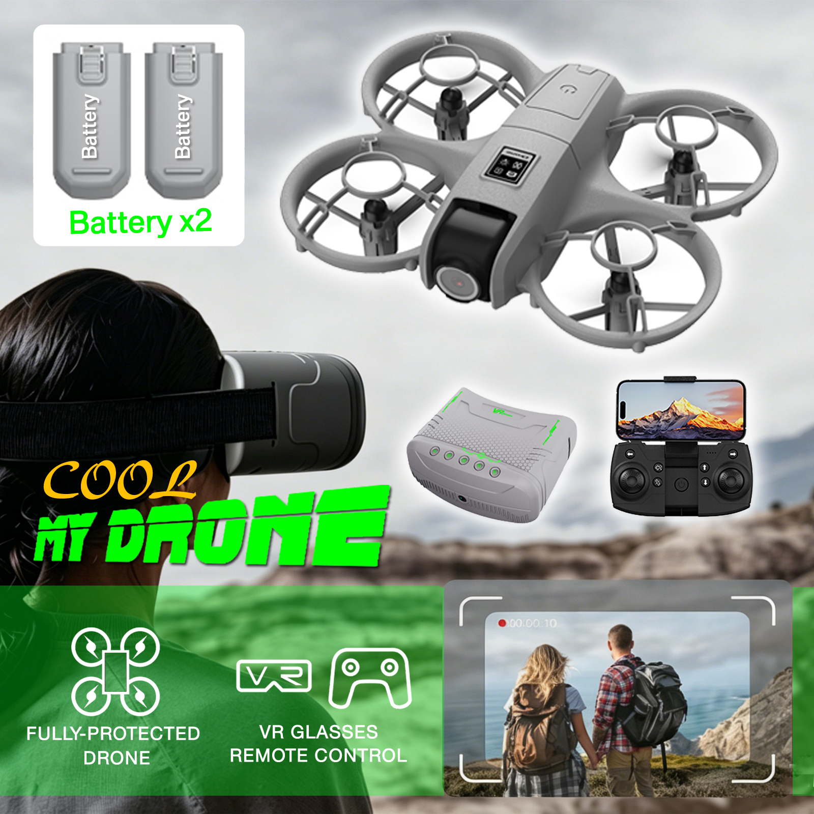 Mini Drone That Is Easy For Be - مراجعة Drone Gimbal Case وسعره