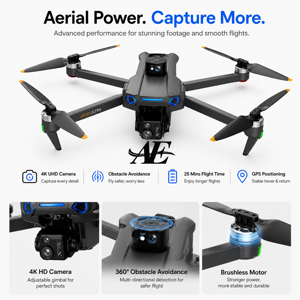 64G GPS RC Drone 8K Profession - مراجعة Drone Gimbal Mount وسعره