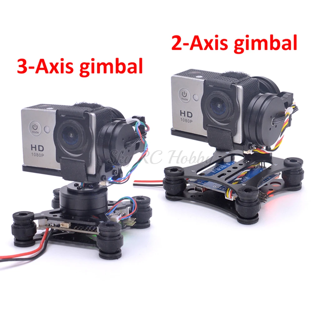Lightweight 2-Axis / 3-Axis Br - مراجعة Drone Gimbal For Gopro وسعره