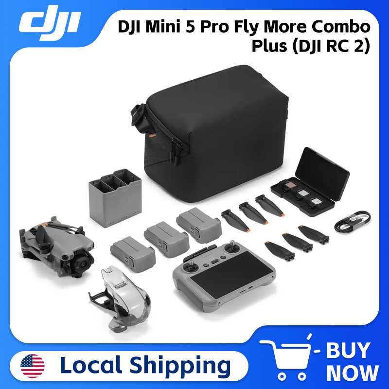 DJI Mini 5 Pro Fly More Combo  - مراجعة Drone Gimbal 3 Axis وسعره
