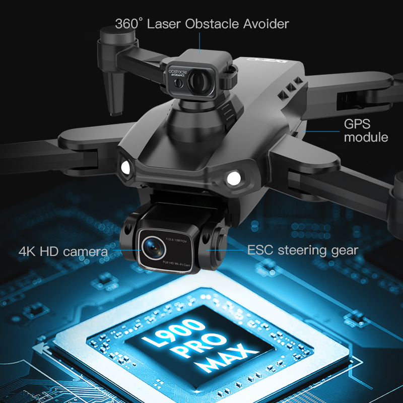 L900 Pro SE MAX GPS Drone 4K P - مراجعة Drone Gimbal Brushless وسعره