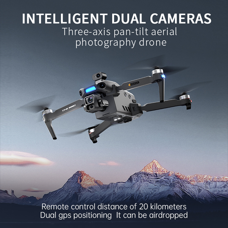 2026 New 8K Dual Camera Drone  - مراجعة Drone Gimbal Brushless وسعره
