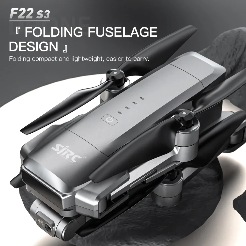 SJRC F22 S3 pro Foldable RC Qu - مراجعة Drone Gimbal 3 Axis وسعره