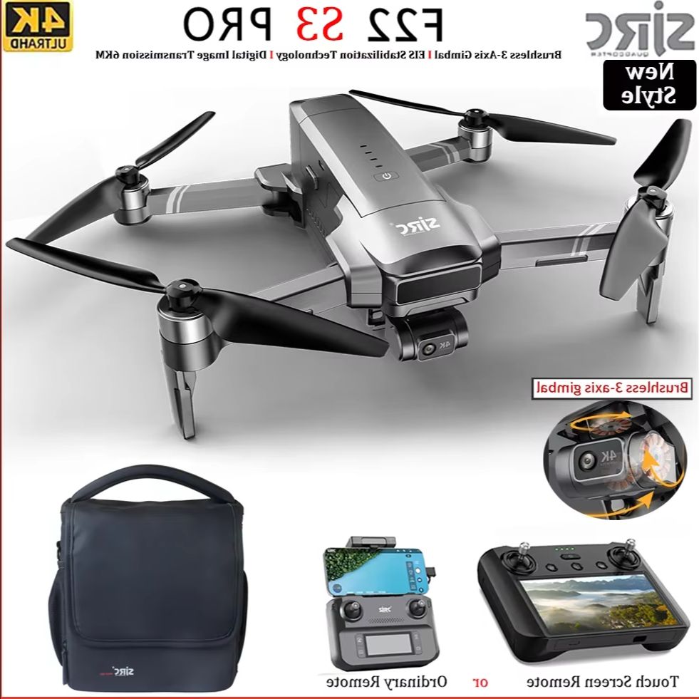 SJRC F22 S3 pro Foldable RC Qu - مراجعة Drone Gimbal 3 Axis وسعره