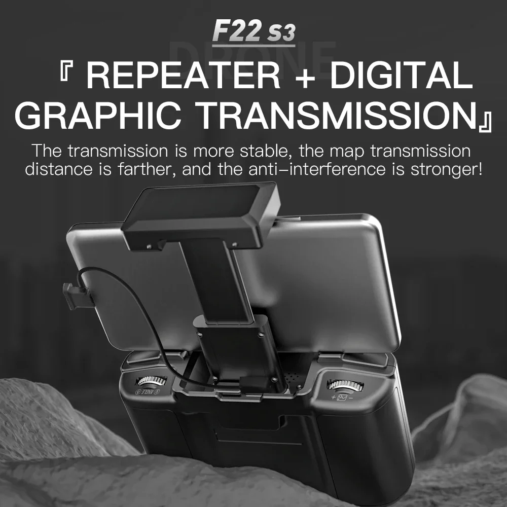 SJRC F22 S3 pro Foldable RC Qu - مراجعة Drone Gimbal 3 Axis وسعره