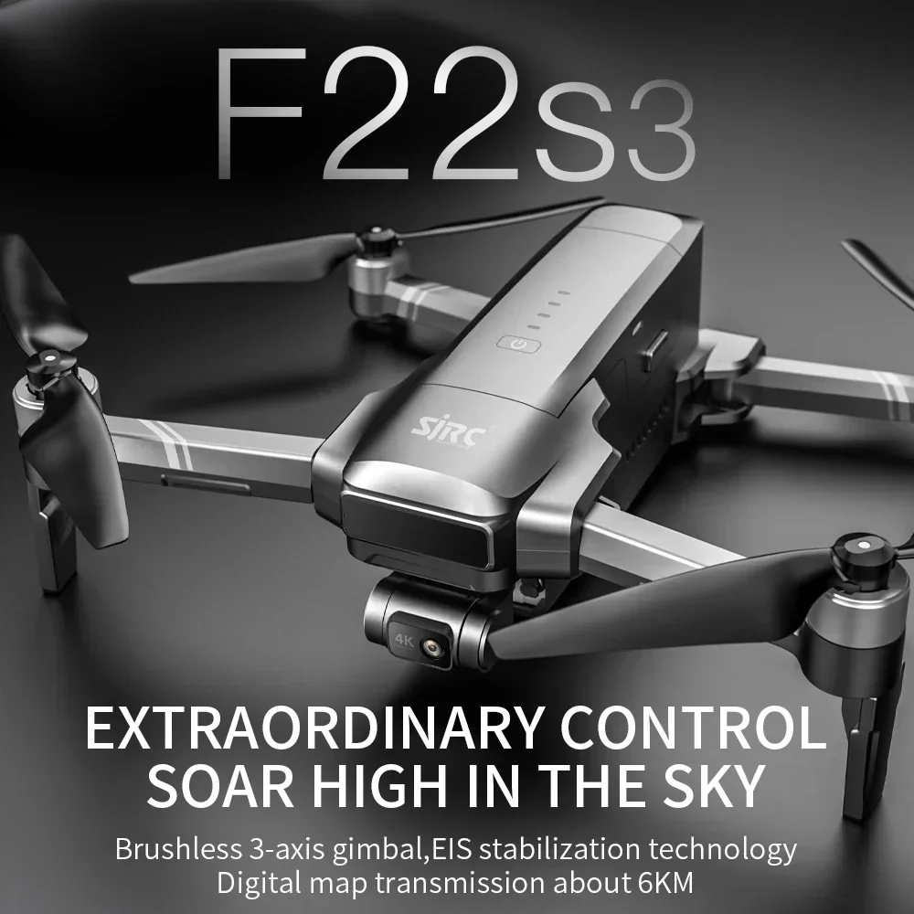 SJRC F22 S3 pro Foldable RC Qu - مراجعة Drone Gimbal 3 Axis وسعره