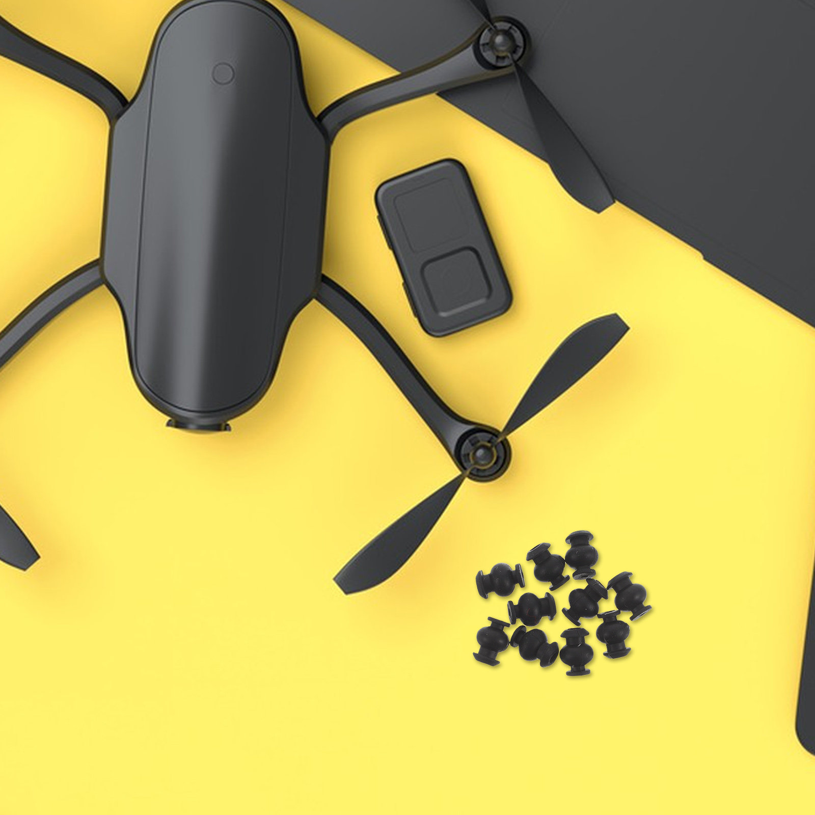 10Pcs Vibration-Dampening Rubb - مراجعة Drone Gimbal Dampener وسعره