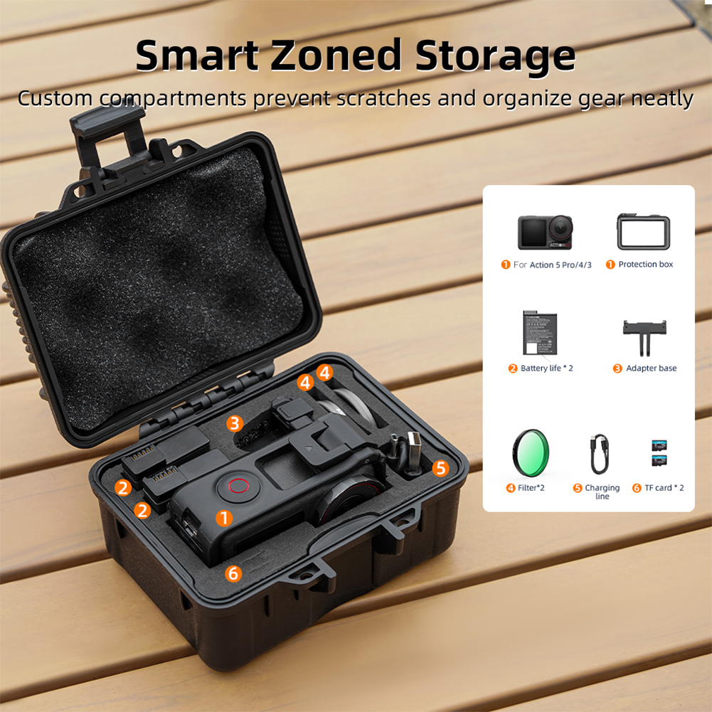 Hard Case Waterproof Box for D - مراجعة Drone Gimbal Case وسعره