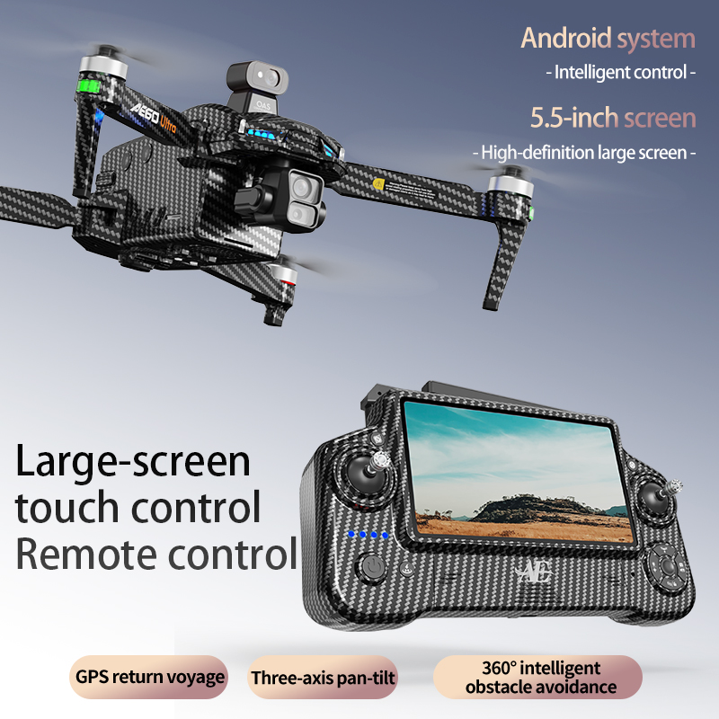 AE60 GPS Drone Professional 8K - مراجعة Drone Gimbal Brushless وسعره