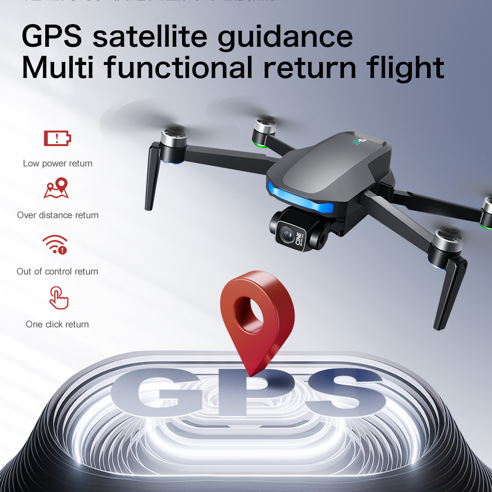 New S-X1 MAX Drone GPS 8K Prof - مراجعة Drone Gimbal Brushless وسعره