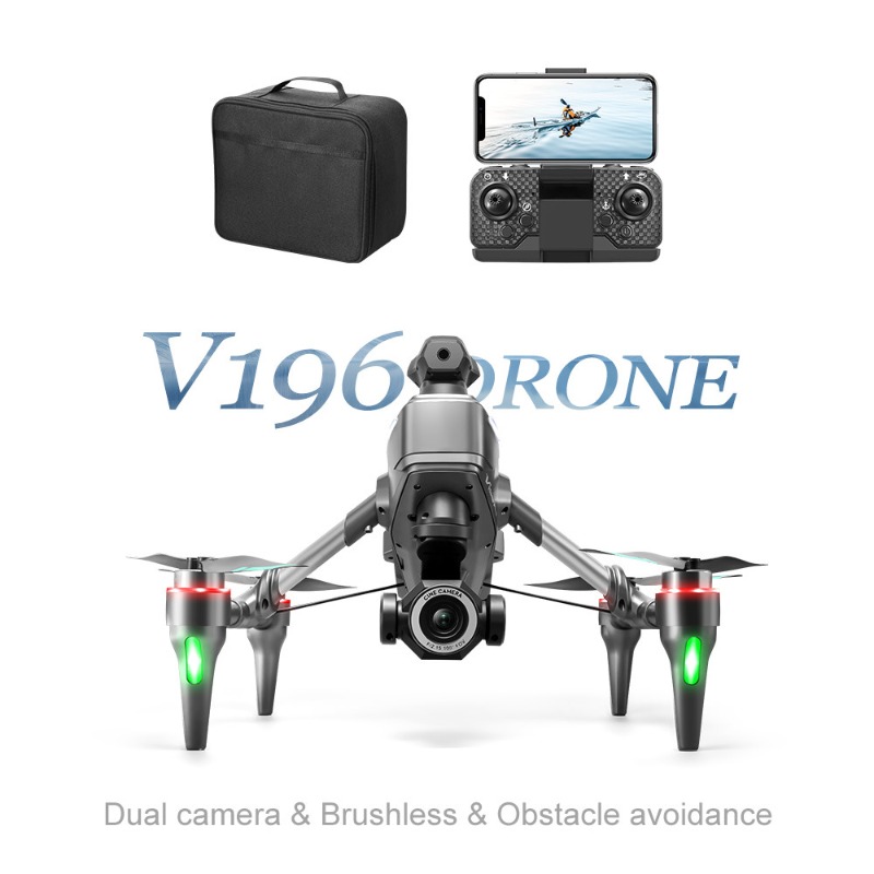 2025 V196 Automatic Obstacle A - مراجعة Drone Gimbal Brushless وسعره
