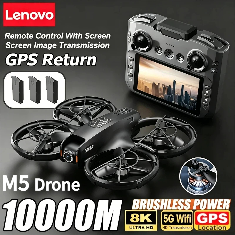 Lenovo M5 Drone 8K Professiona - مراجعة Drone Gimbal Mount وسعره
